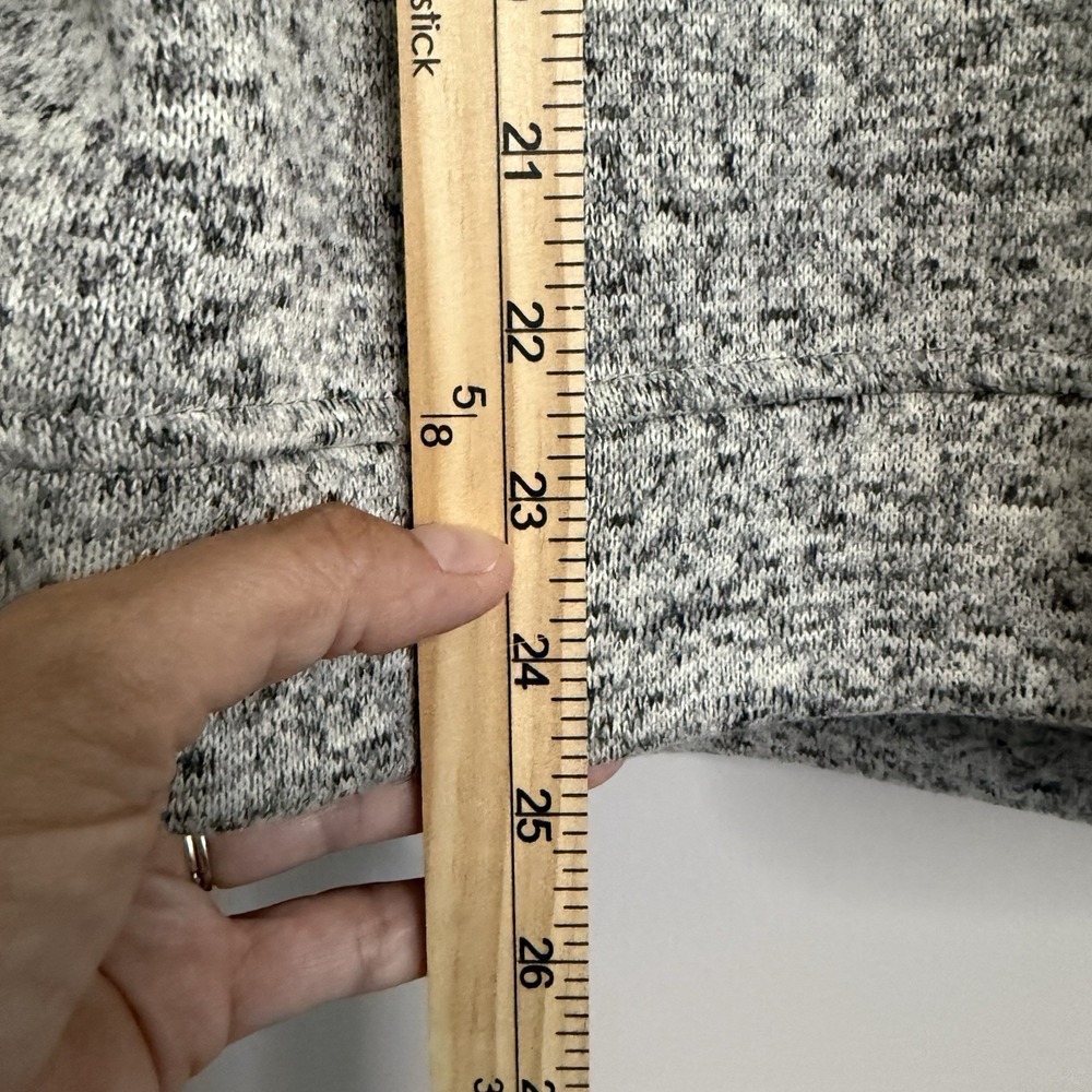 Eddie Bauer‎ Men's Size L Snap Pullover Radiator Fleece Jacket Heather Gray - Picture 8 of 8